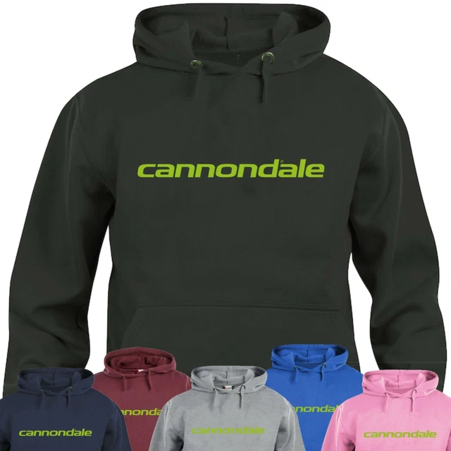Felpa con cappuccio personalizzata Uomo Maglia manica lunga Ciclismo Cannondale