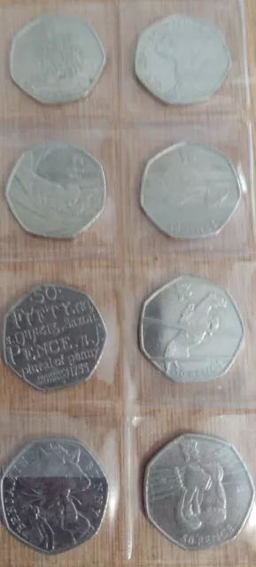 Cheap & Rare UK 50p Coins Fifty Pence Circulated Olympics Beatrix Potter