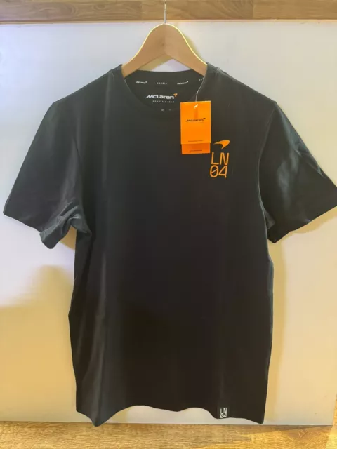 McLaren Lando Norris Core T-Shirt - Black, Small.