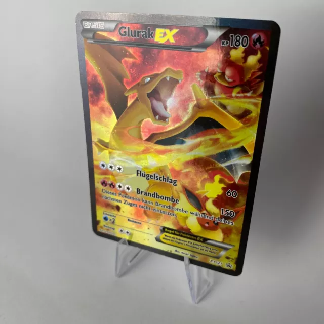 Pokemon Karte Glurak Charizard EX XY 121 Full Art NM Deutsch Top Zustand