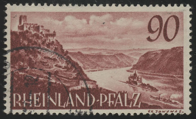 Rheinland-Pfalz 41y Freimarke 90 (Pf.) O