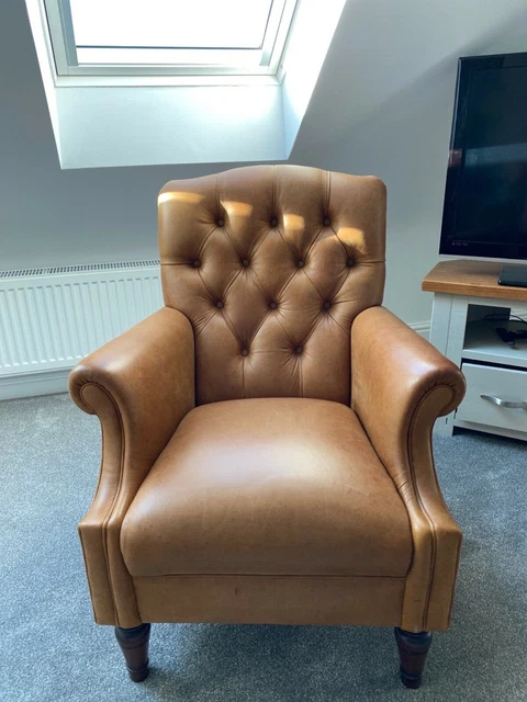 Laura ashley lancaster leather on sale chair
