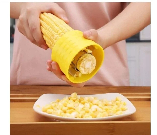 CORN CUTTER - Plastic Corn Cutter with Container, Unbreakable Corn ...