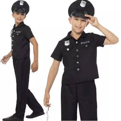 Tacobear Police Deguisement Enfant avec Police Chemise Pantalon