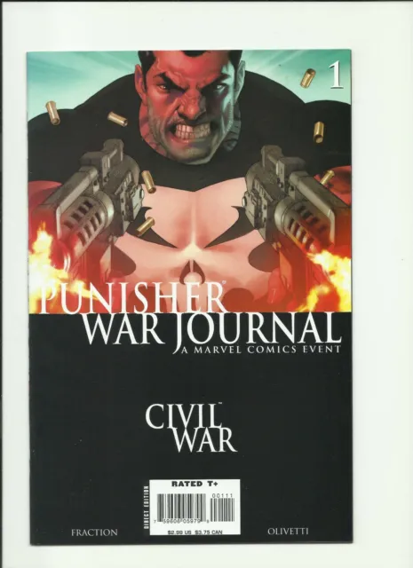 Marvel - Punisher War Journal 1 2 & 3 Civil War Matt Fraction 3 Issues 2007