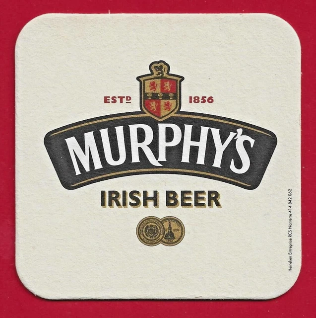 4 Sous Bocks  viltje, coaster  MURPHY'S IRISH BEER  IRLANDE Neufs
