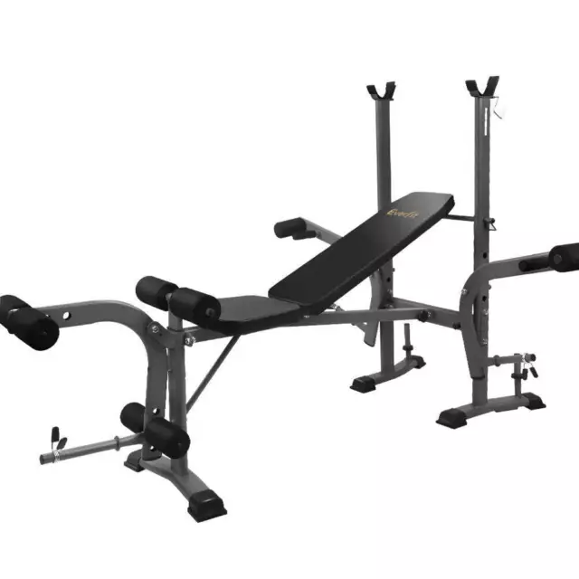 Danoz Direct - Everfit Weight Bench 8 in 1 Bench Press Adjustable Home Gym St...