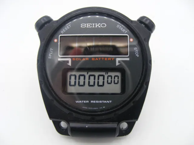 Vintage SEIKO Solar Battery Stopwatch - Model SO25-6000