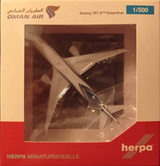 Herpa Wings 1:500 Boeing 787-9 D. Oman Air 535823