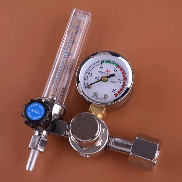 0-25MPa Argon CO2 Mig Tig Flow Meter Gaz Régulateur jauge Mig Welding Welder cv