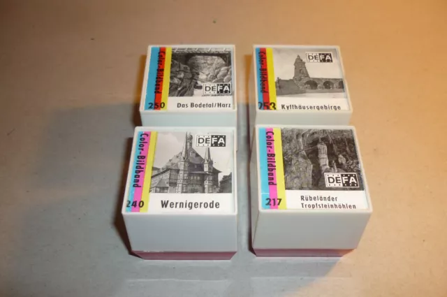 DDR Defa Color Bildband - Rollfilm Nr. 217+240+250+253 ! 4 Stk als Sonderangebot