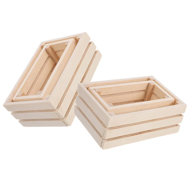 4 Pcs Cesto Portaoggetti Per Casa Delle Bambole Arredamento