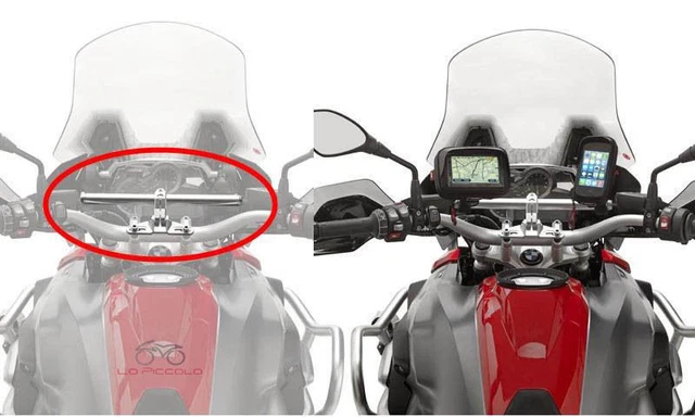 Support Universel GIVI Pour Support Navi/Smartphone S954SK, S956SK, S957SK, S958SK, S604 – Fixation Guidon Ou Miroir 8-35 Mm