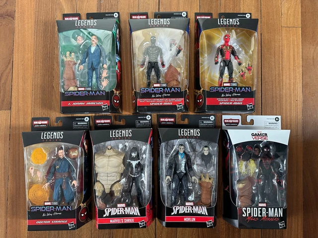MARVEL LEGENDS SPIDER Man No Way Home Docteur Strange Baf Armadillo