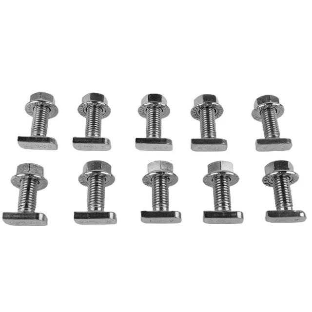 Pack de 10 vis de tête marteau en acier inoxydable 304 de haute qualité taille