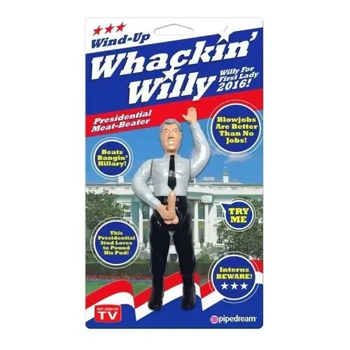 Presidential Wind-ups Toys Bill Clinton Hillary Clinton Whackin Willy