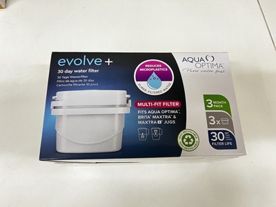 6 X Aqua Optima Evolve più 30 giorno cartuccia filtro acqua si adatta FILTRI BRITA MAXTRA CARAFFA 