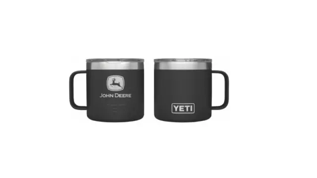 John Deere Yeti Black 14oz Mug-LP84358