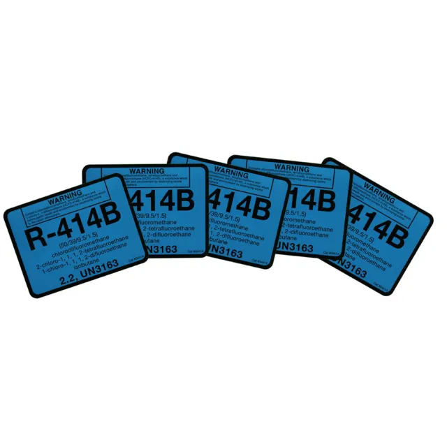 R-414B / R414B Label # 04414 , Pack of (5)