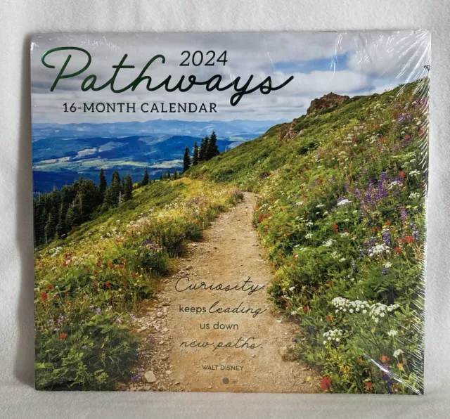 2024 PATHWAYS INSPIRATIONAL Life Quotes with Nature Scenes Wall