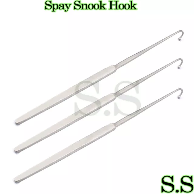 5 Spay Snook Overiectomy Hook 8" Veterinary Surgical