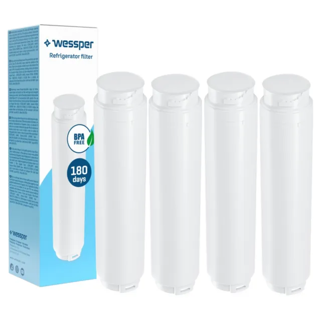 4 Wasserfilter kompatibel mit Bosch Kühlschrank, ersatz von ULTRACLARITY, 644845