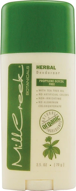 Desodorante a hierbas de Mill Creek, 2,5 oz