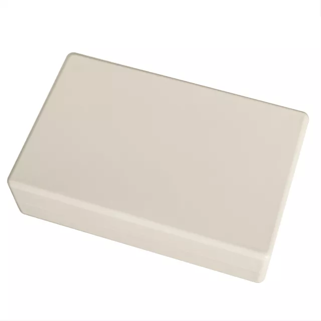 Kunststoff Gehäuse 125x80x32mm Kunststoffgehäuse Plastik Beige klein universal