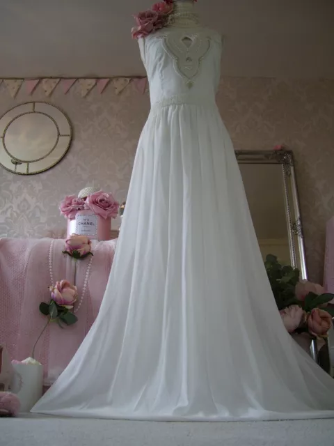 Monsoon Annuska Ivory pearl bridal wedding dress size 18 new tags rrp £229