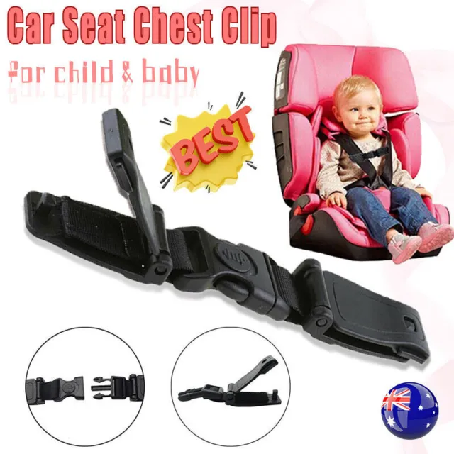 Baby Car Safety Seat Strap Clip Harness Chest Belt Child Buggy Buckle Lock AU