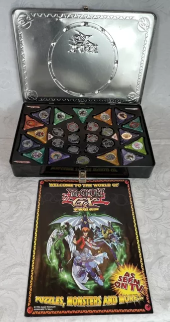 2004 Eaglemoss Yu-Gi-Oh! GX Tin With Medals and Battle Triangs
