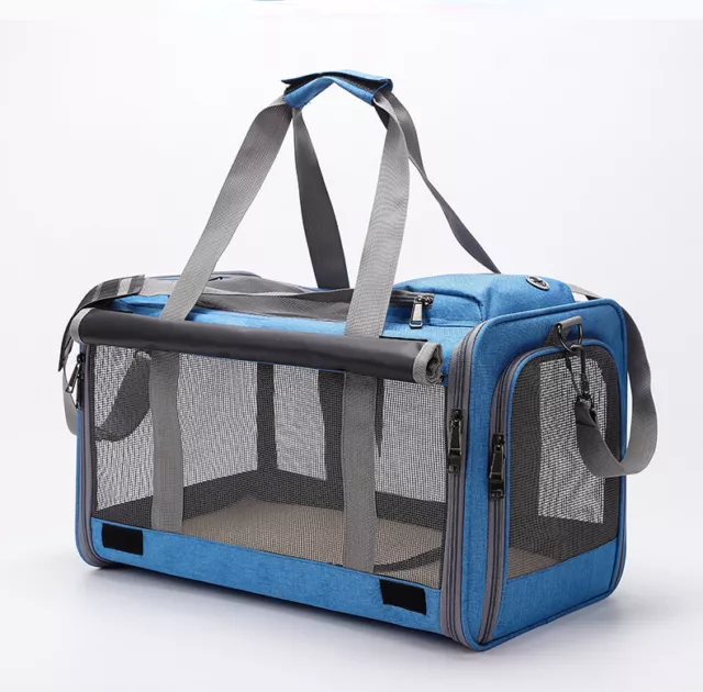 Portable Cat Travel Case Cage Dog Carry Bag Crate Fabric Pet Carrier Bag