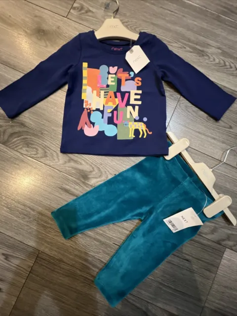 Next baby girl 6-9 months top and leggings outfit bundle BNWT