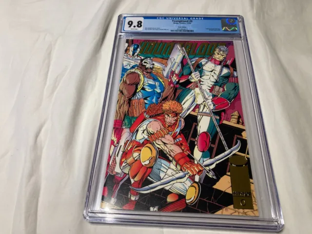 Youngblood 0 CGC 9.8 NM/M White Pages Gold Foil Variant Liefeld 1992