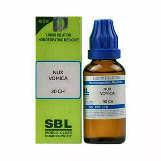 SBL Nux Vomica 30 CH Liquide Dilution Médicament Homéopathique 1 Flacon de... 3
