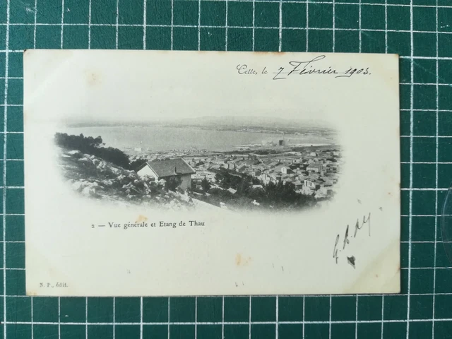 Sd198 CPA Be Circa 1900 - Sète - View General And Pond Thau