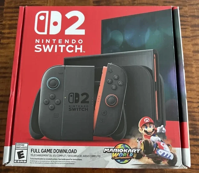 Switch 2 Mario Model NINTENDO SWITCH 2 Mario Kart World Bundle In Hand Ships Today $1,033.66 ...