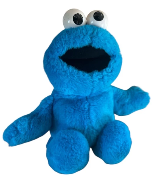 VTG SESAME STREET Tickle Me Cookie Monster Plush Toy 1997 Tyco 15