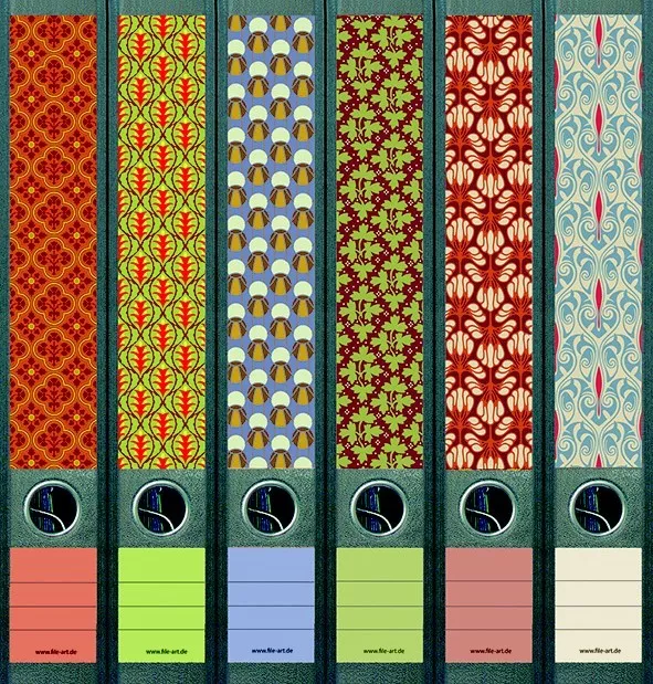 File Art 6 Design Ordner-Etiketten Pattern B.................................608