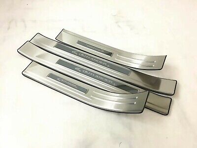 For Mitsubishi Outlander 2017 Accessories Stainless Steel Door Sill Plate Black