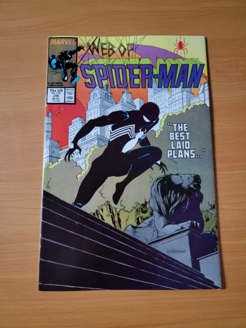 Web of Spider-Man #26 Direct Market Edition ~ NEAR MINT NM ~ 1987 Marvel Comics