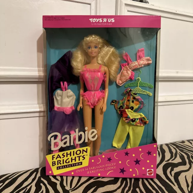 Vintage Toys 'R' Us Barbie Fashion Brights Collection 1992