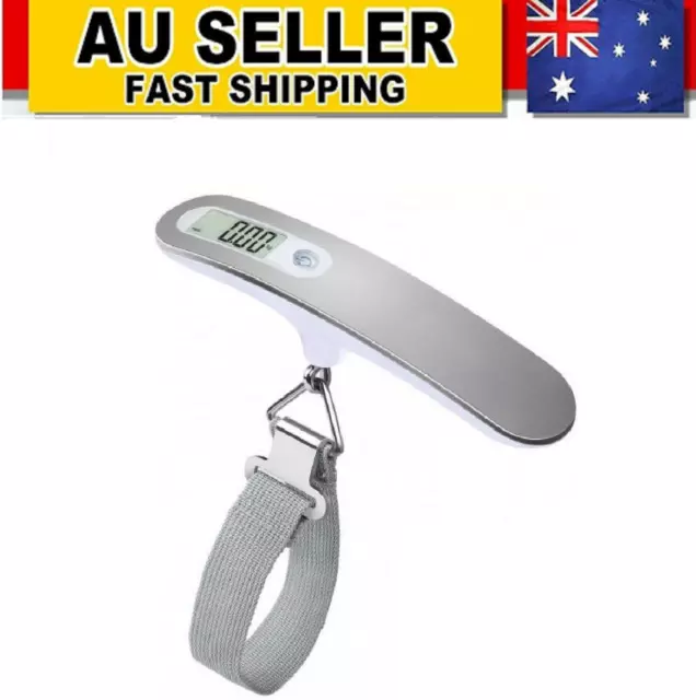 Portable 50 KG Luggage Scale Electronic Digital  Measures Suitcase Weight Travel