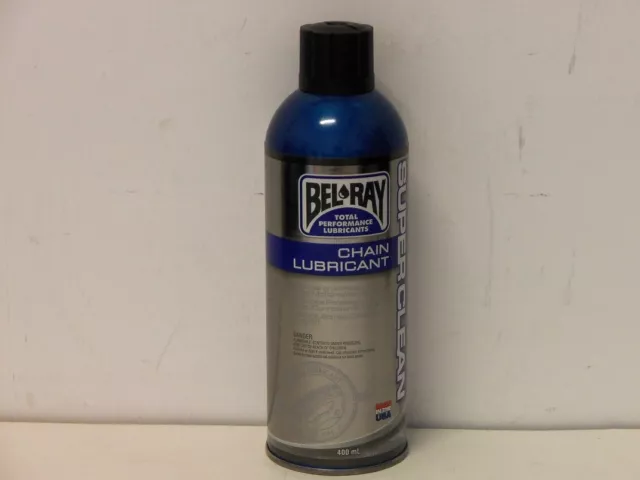 32,25€/l Bel-Ray weißes Kettenspray 400 ml Super Clean Chain Lubricant