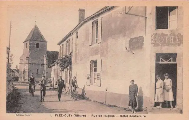 Flez-Cuzy - Rue de l'église - Hôtel Keukelaire