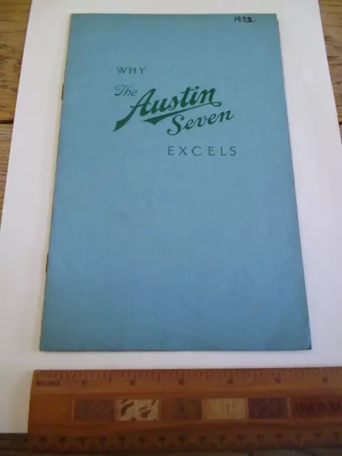 Austin Seven "Excels"  Brochure