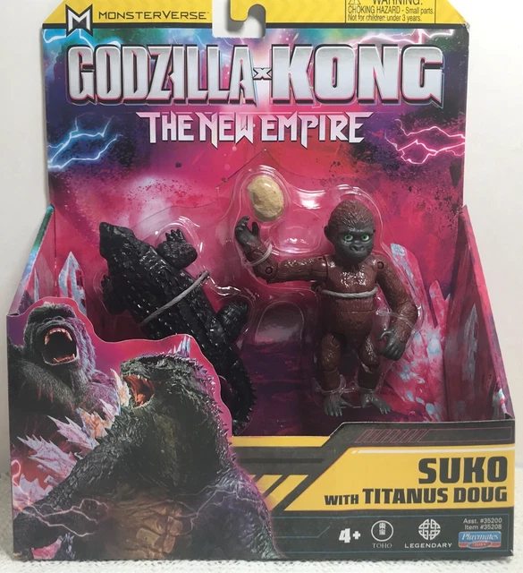 2024 GODZILLA X Kong New Empire SUKO WITH TITANUS DOUG 4" Figure