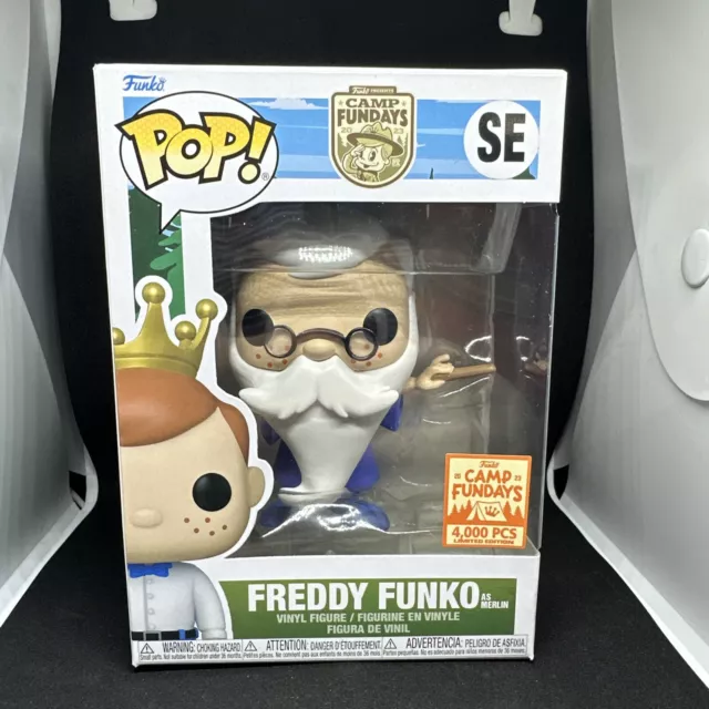 🟢Freddy Funko As Merlin 2023 SDCC Camp Fundays Exclusive Pop! Disney 4000 PCS🟢