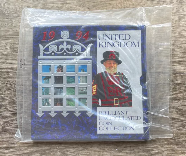 1994 GB Royal Mint Brilliant Uncirculated Annual Coin Set - Factory Sealed