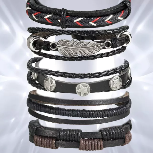 Unisex Hombre De Cuero Pulseras Para Hombre Mujer Fina De Moda Esclava Brazalete